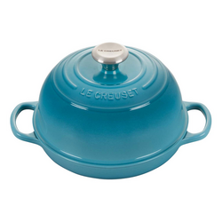 Le Creuset Enameled Cast Iron Bread Oven Makes excellent bread loaves; perfect crust every time