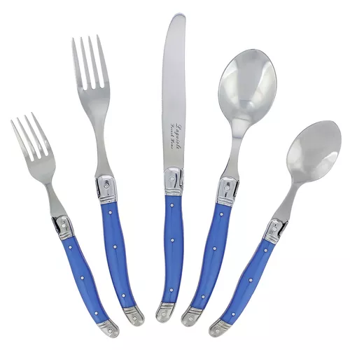 French Home Laguiole Stainless Steel Flatware, 20-Piece Set