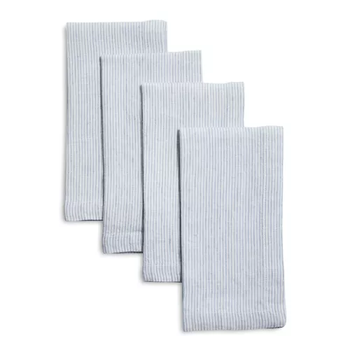 Sur La Table Pinstripe Linen Napkins, Sets of 4