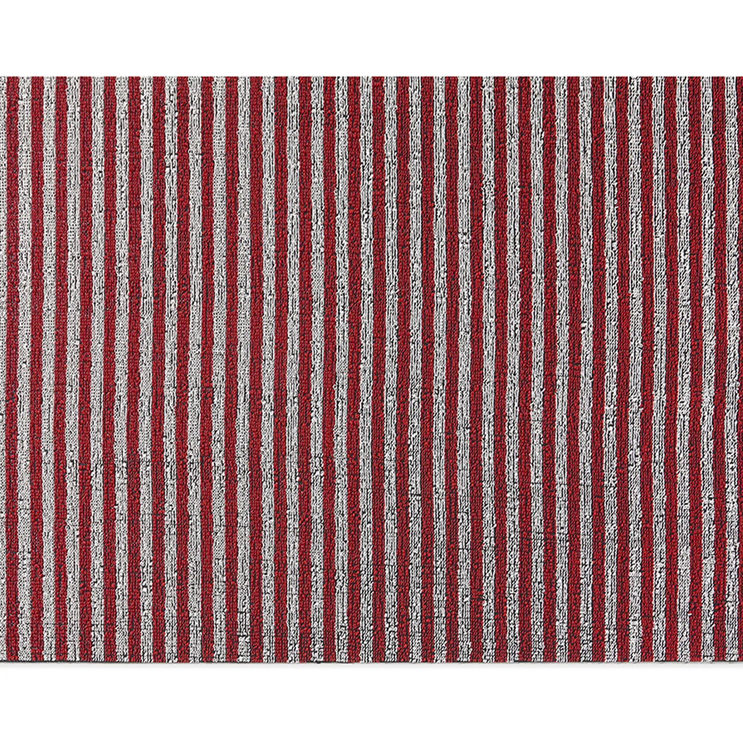 Chilewich Breton Stripe Shag Rug, Candy