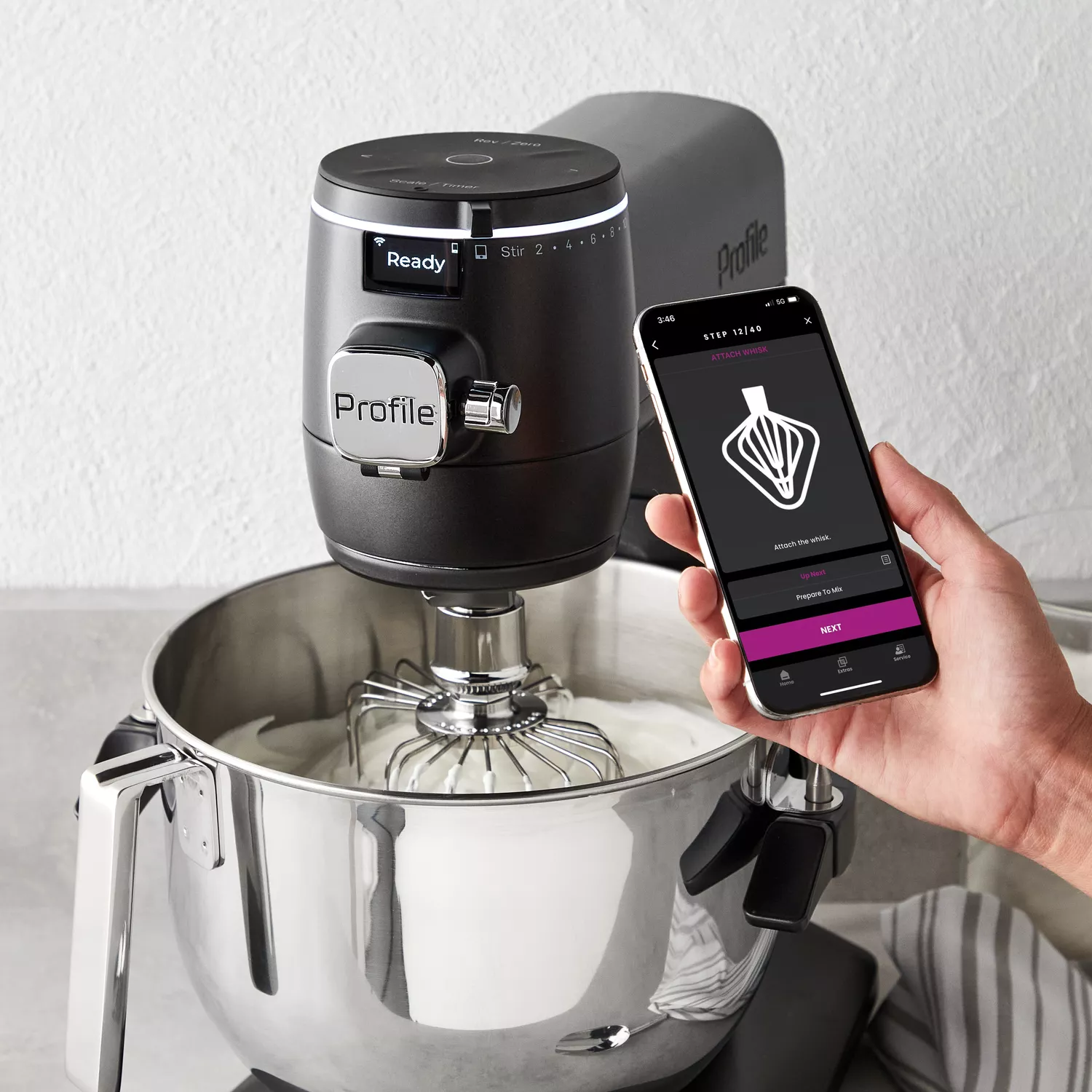 スペシャル特典 GE Profile™ 7-Quart Smart Mixer with Auto Sense | Sur La Table キッチン家電