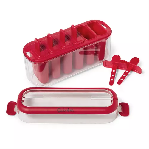 Sur La Table Ice Pop Molds with Case, Set of 6