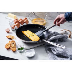 All-Clad D3 Stainless Steel Nonstick 10&#34; Skillet with Spatula