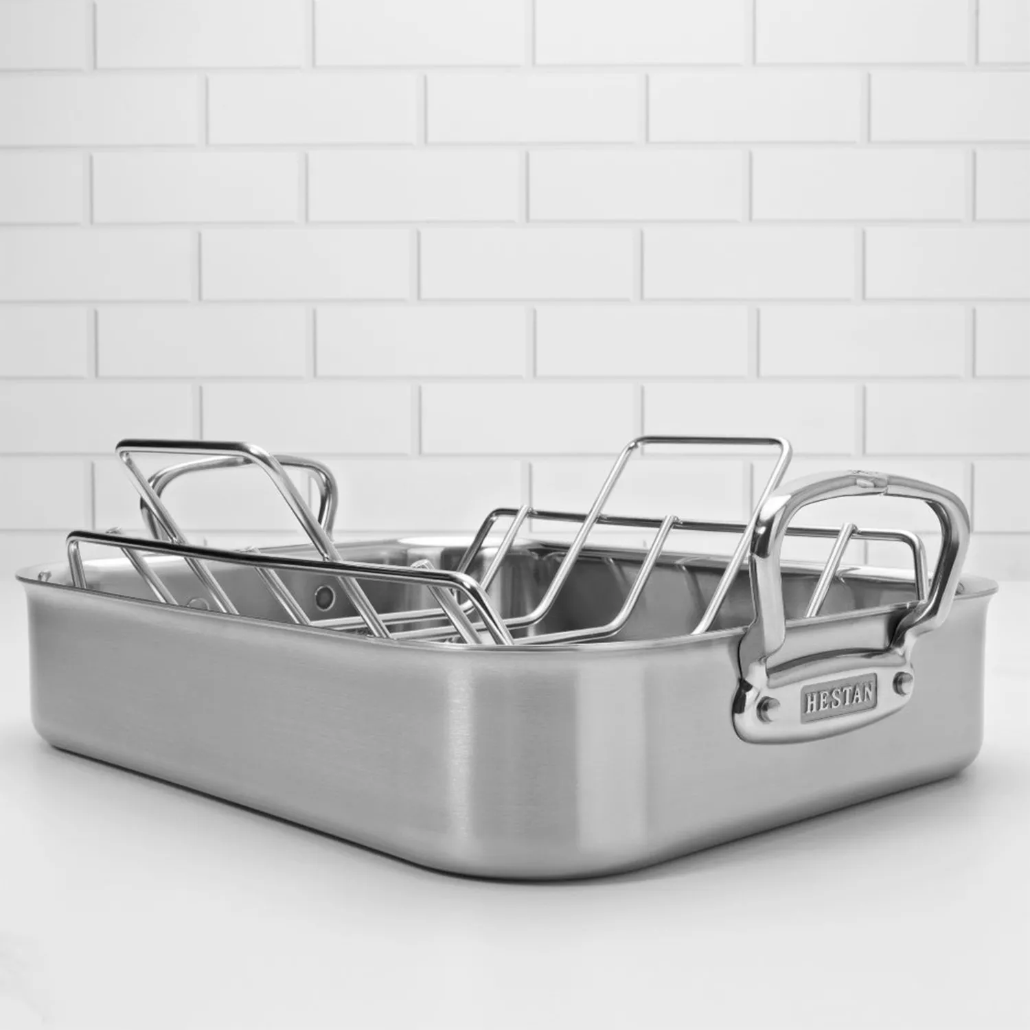 Hestan Provisions Roasting Pan with Stainless Steel Rack