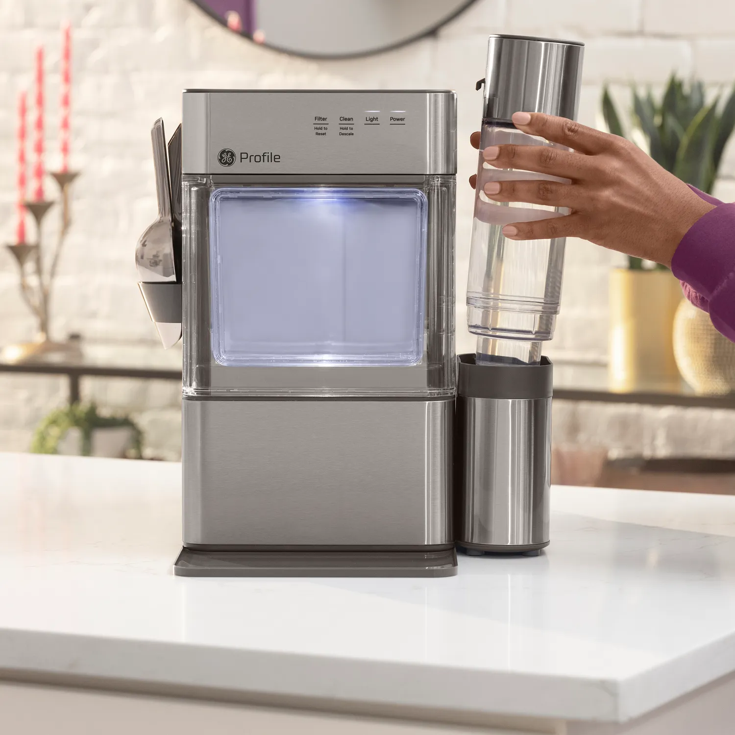 GE Profile Opal Mini Pro + Nugget Ice Maker with Side Tank