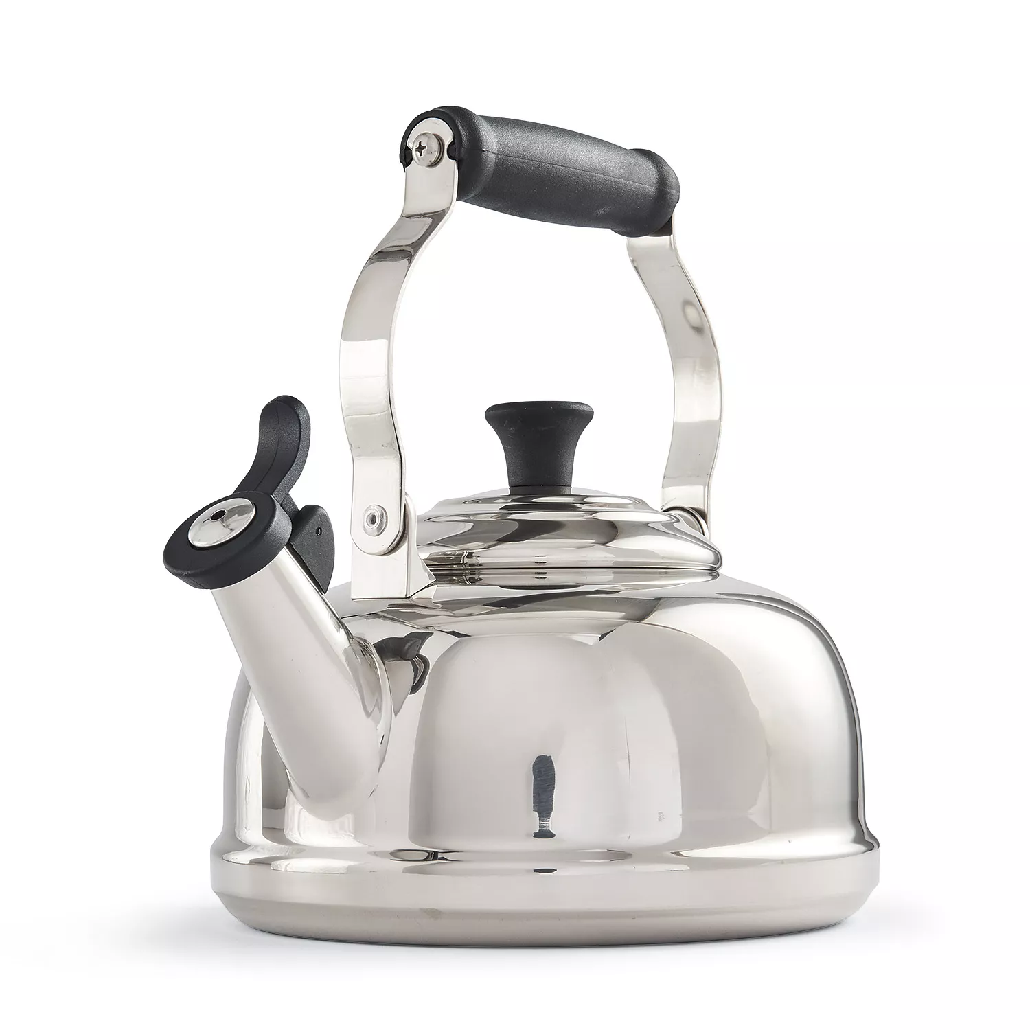 Le Creuset Classic Whistling Tea Kettle with Stainless Steel Knob - Oyster