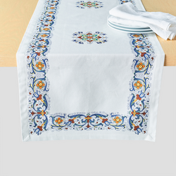 Sur La Table Deruta-Style Tablecloth