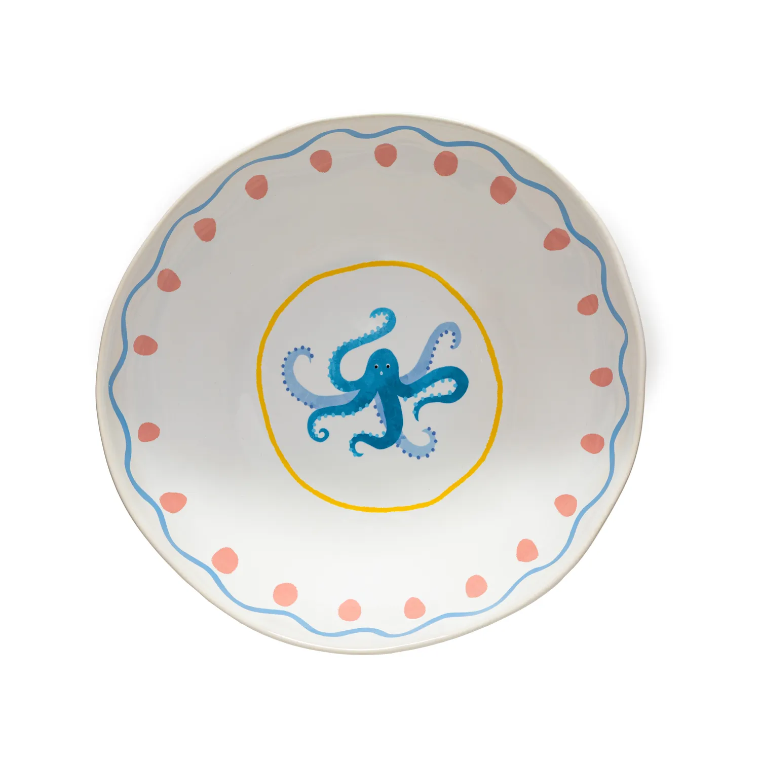 Costa Nova Summer Bliss Octopus Serving Bowl