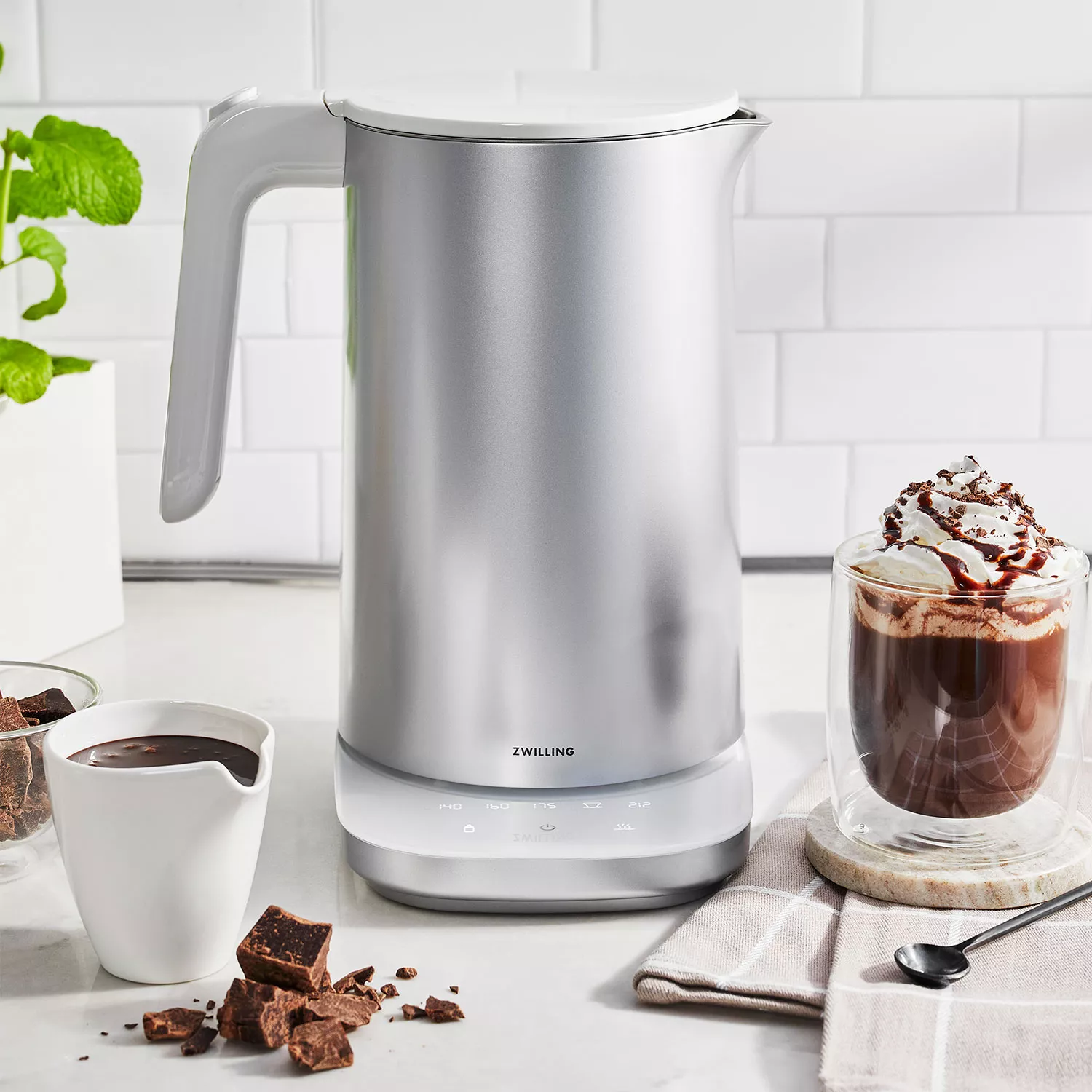 Zwilling Cool Touch Kettle with Temperature Control, 1.5 Liter