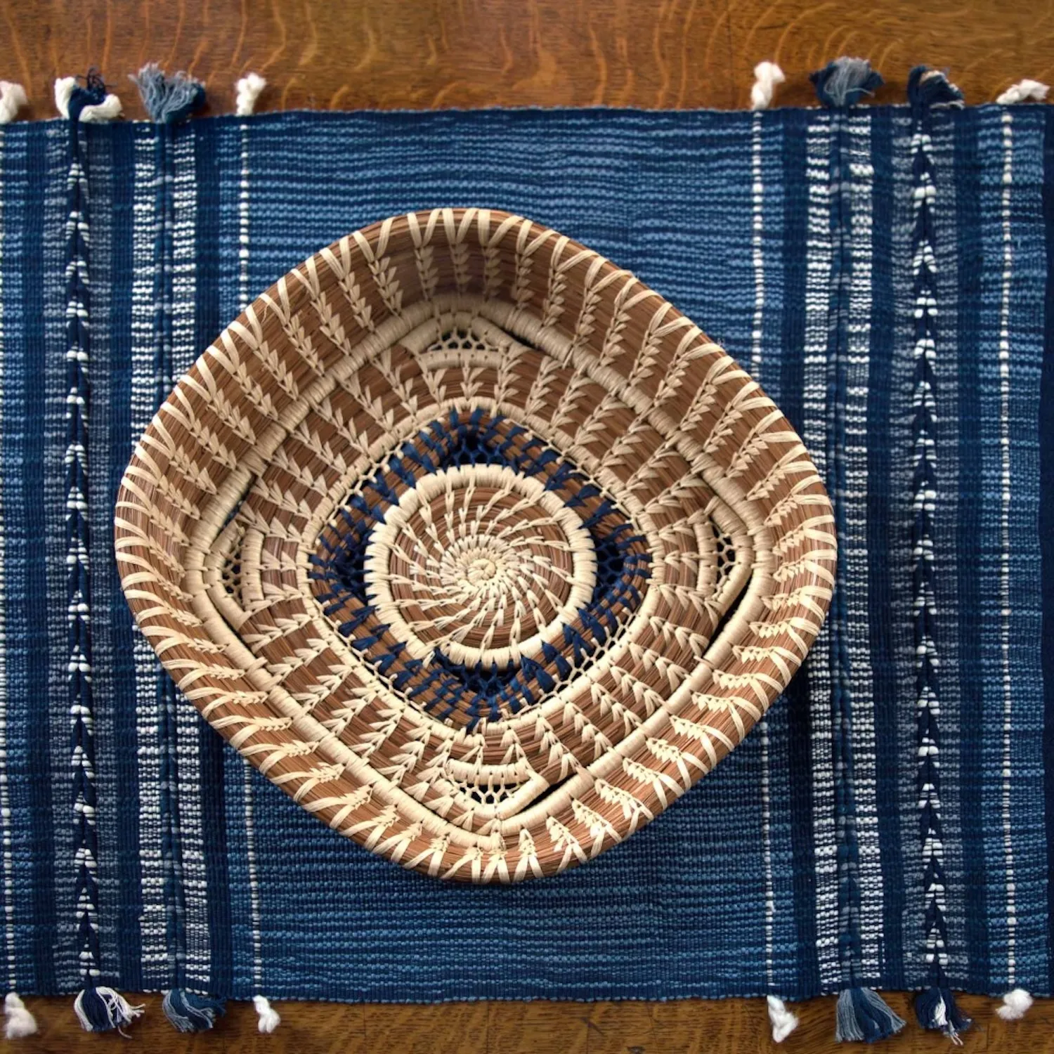 Mayan Hands Handwoven Runner