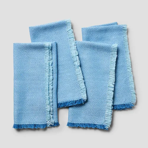 Sur La Table Two-Tone Napkins, Set of 4