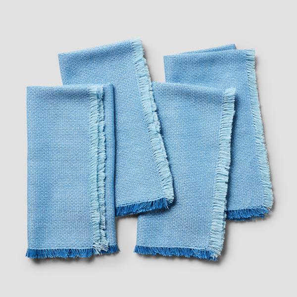 Sur La Table Two-Tone Napkins, Set of 4