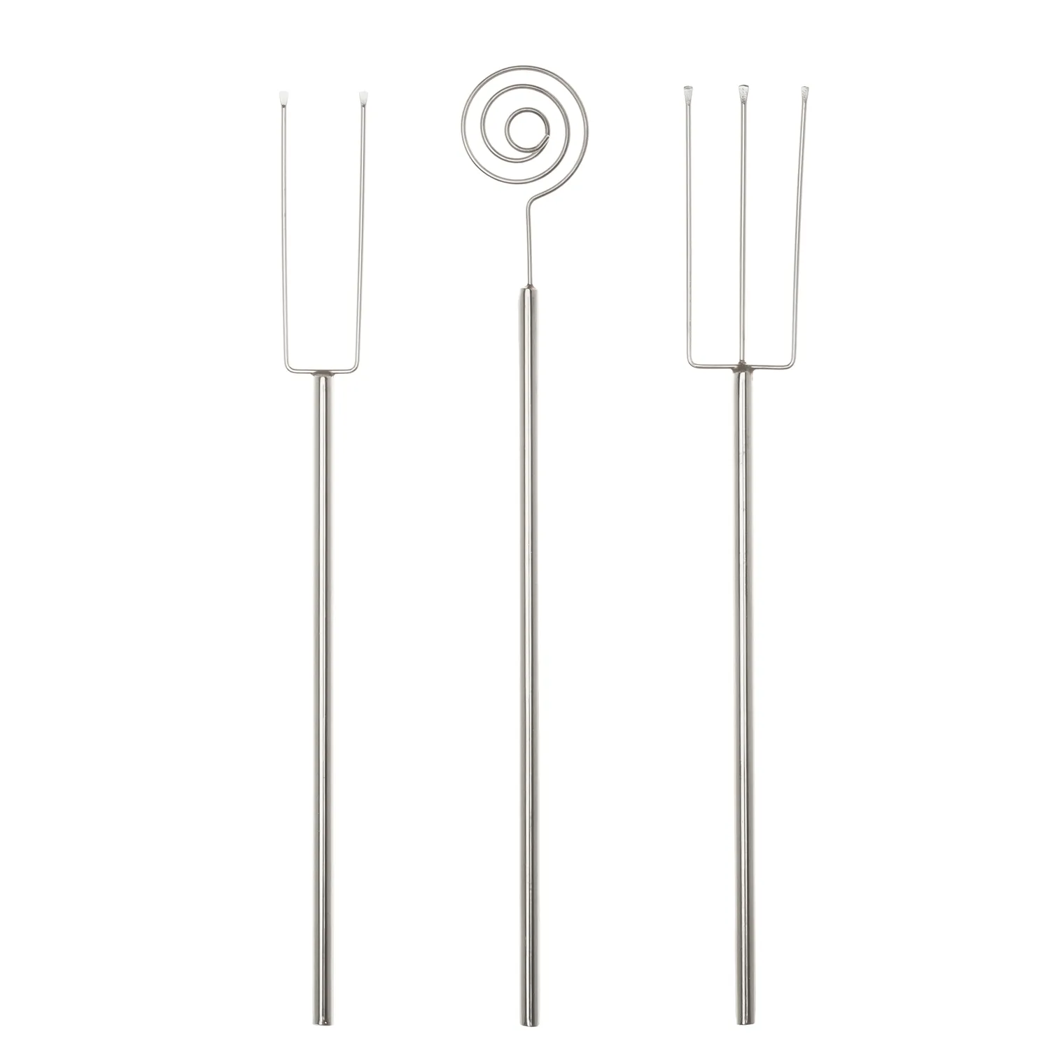 Ateco Stainless Steel Chocolate Dipping Tool Set, 3-Piece