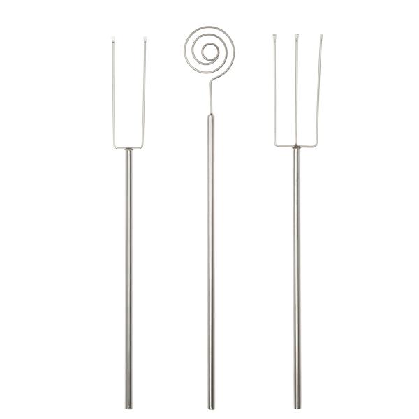 Ateco Stainless Steel Chocolate Dipping Tool Set, 3-Piece