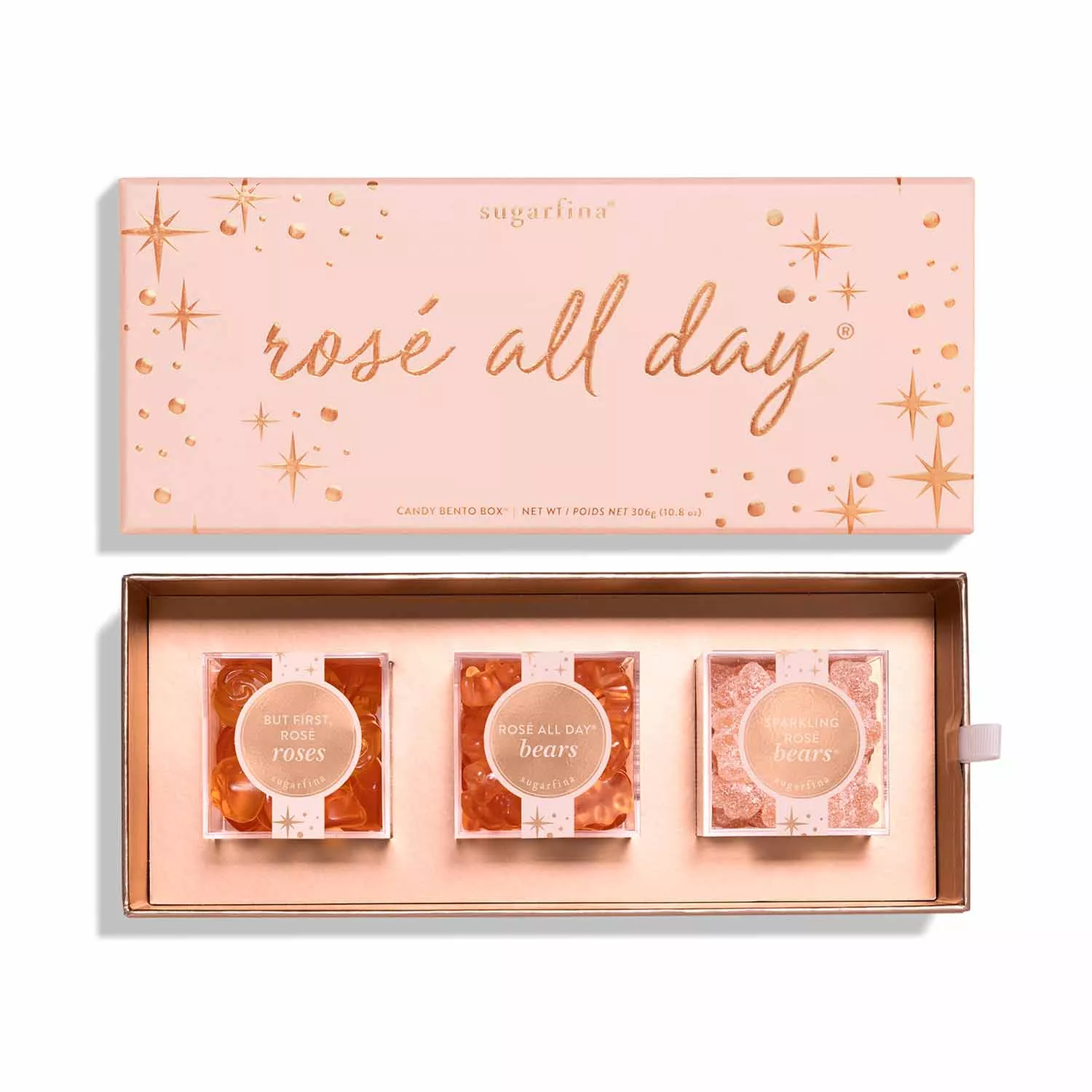 Sugarfina Ros&#233; All Day Candy Bento Box, Set of 3