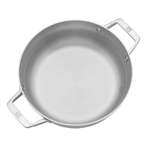 Zwilling Motion Stainless Steel Chef's Pan with Lid, 4 qt.