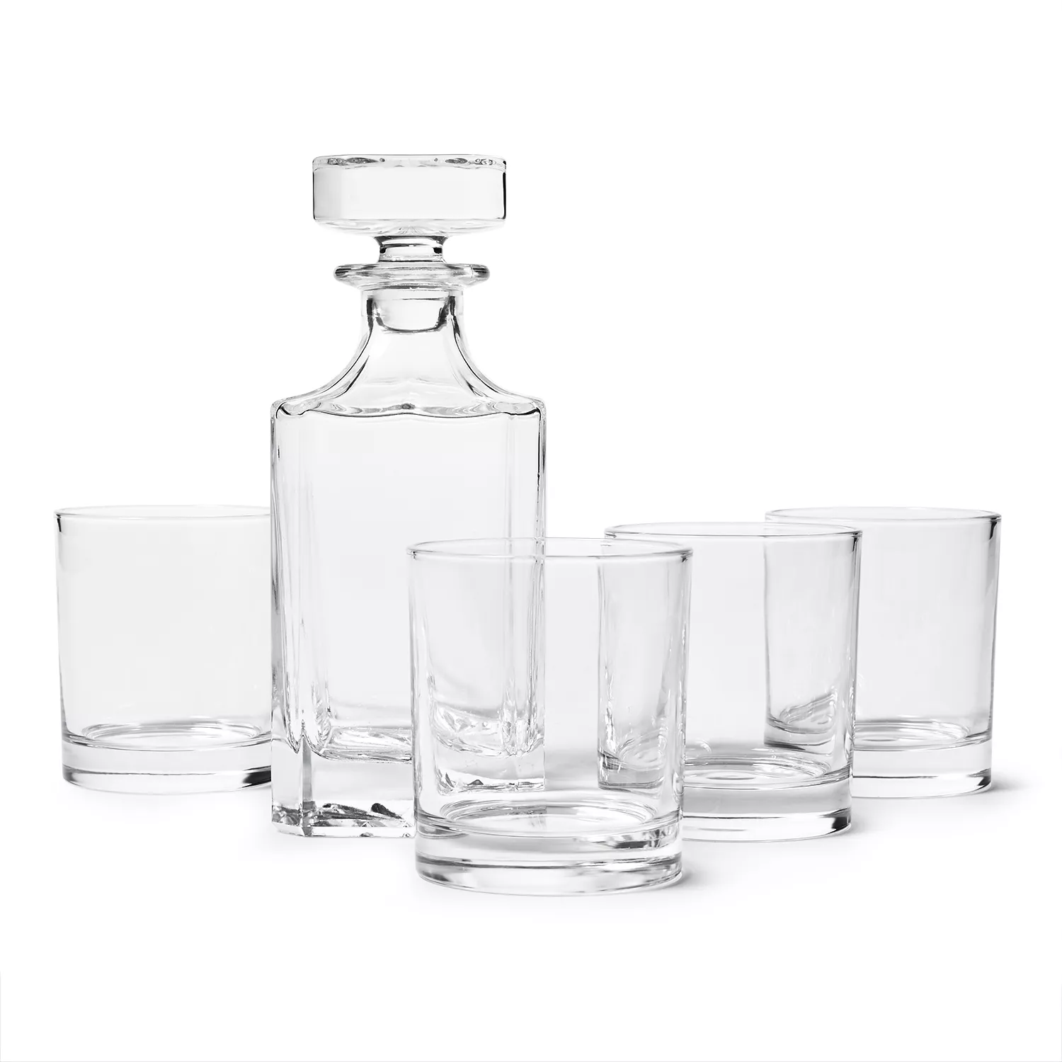 Sur La Table Decanter & Double Old-Fashioned Glasses Set