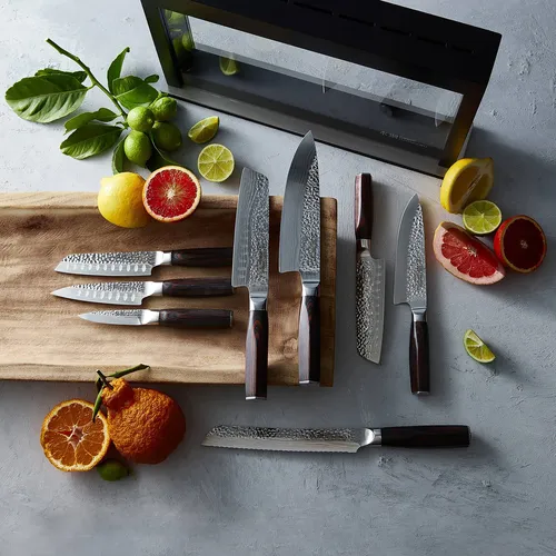Cuisine::pro Damashiro Emperor Hisa 9-Piece Knife Block Set