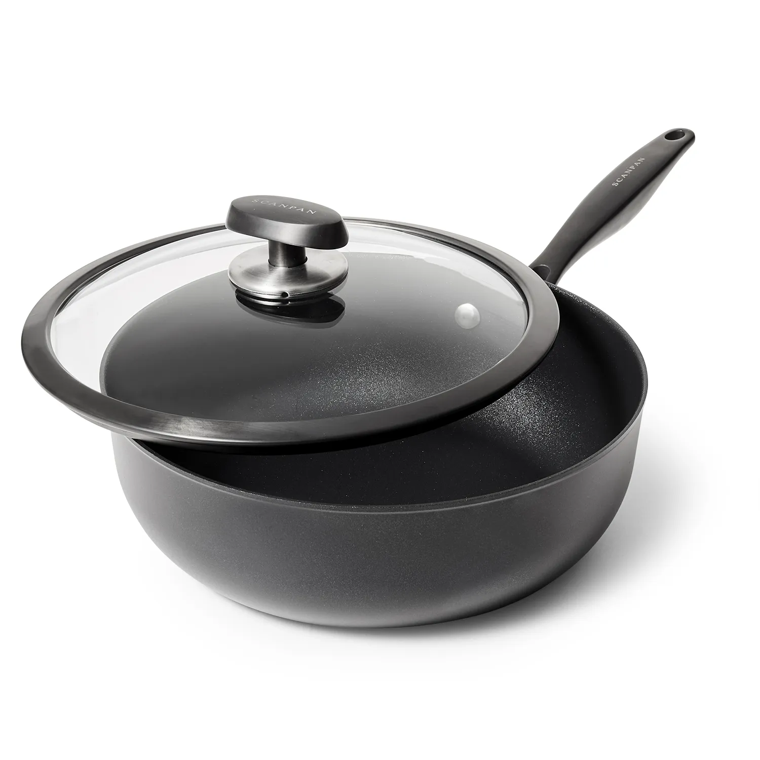 Scanpan Pro SB+ Deep Sauté Pan with Lid, 4 qt.