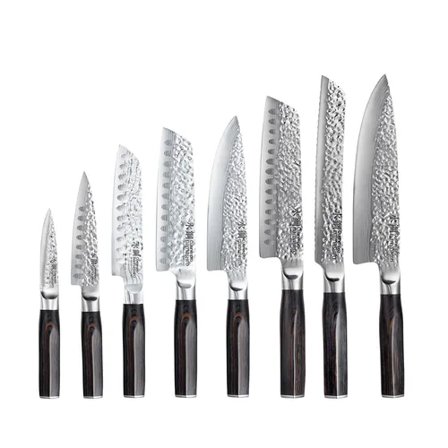 Cuisine::pro Damashiro Emperor Hisa 9-Piece Knife Block Set
