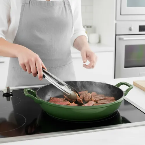 Staub Heritage All-Day Pan with Domed Glass Lid, 3.5 qt.