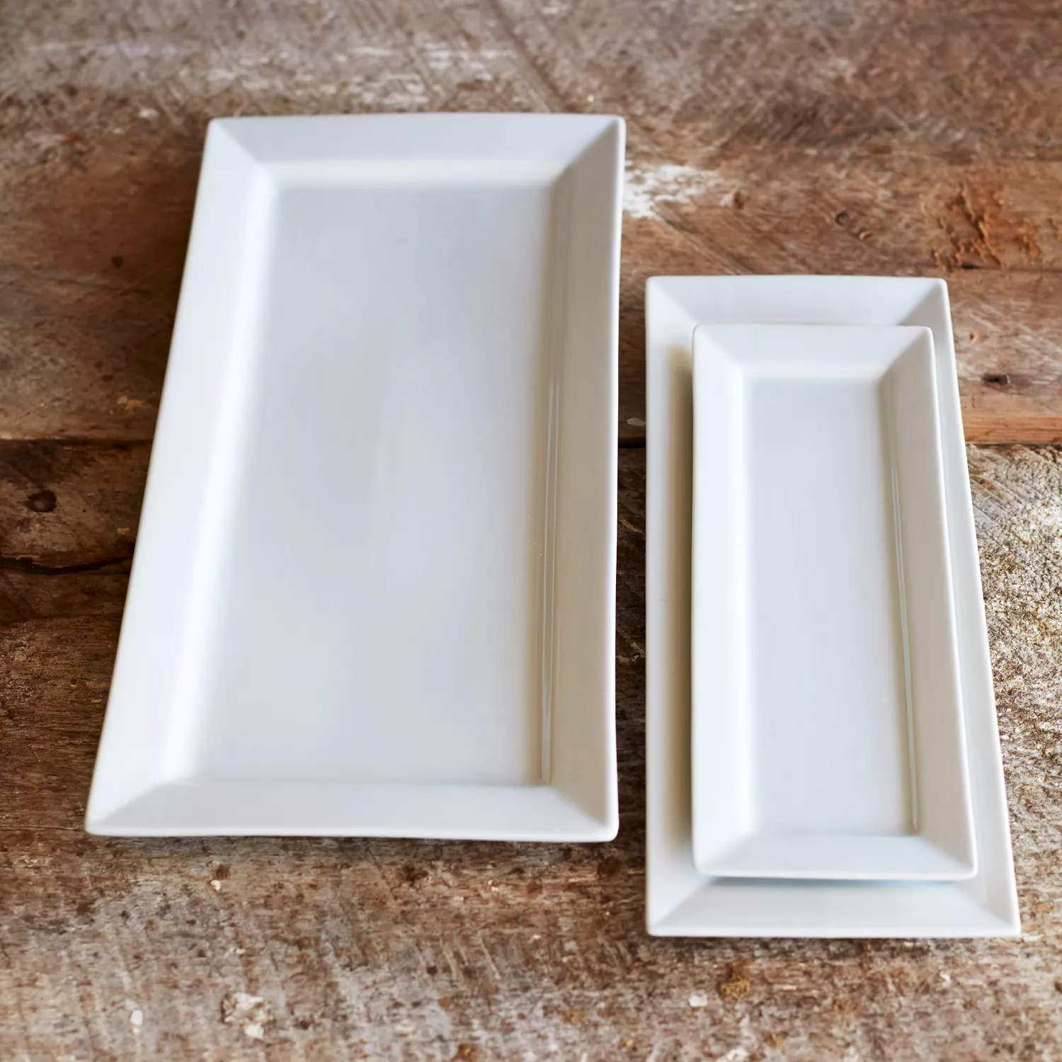 Sur La Table Porcelain Platters, Set of 3