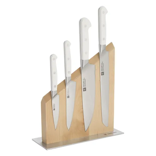 Zwilling Pro Le Blanc 5-Piece Magnetic Easel Knife Block Set