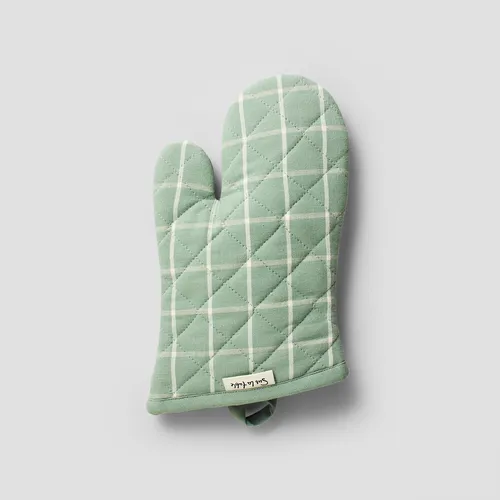 Sur la table Windowpane Oven Mitt