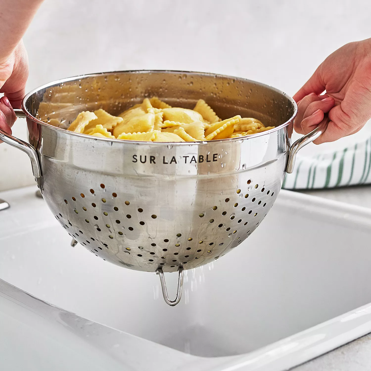 Sur La Table Stainless Steel Colanders