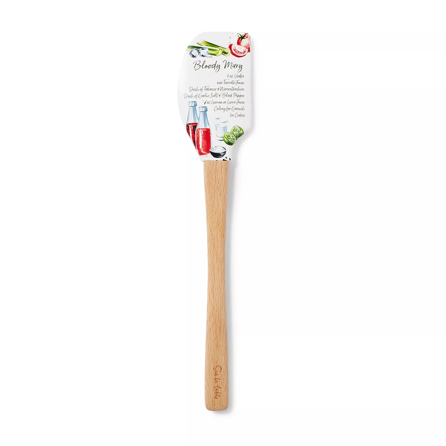 Sur La Table Flex-Core Silicone Spatula with Wood Handle