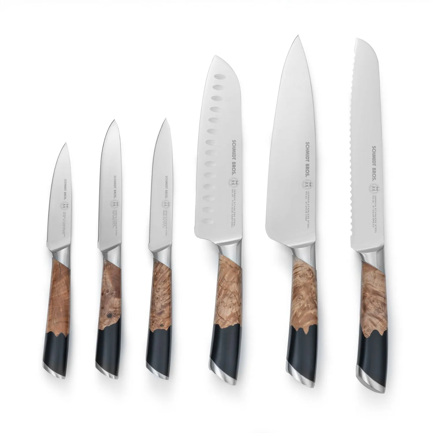 Schmidt Brothers Fusion 7-Piece Knife Block Set