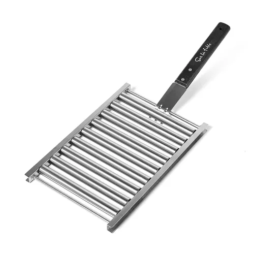 Sur La Table Stainless Steel Rolling Hot Dog Basket