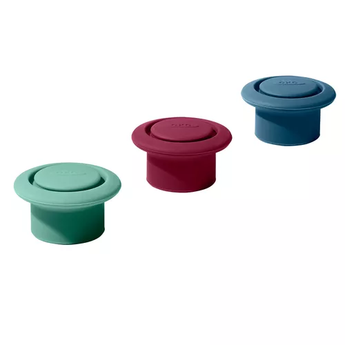 OXO Good Grips Silicone Wine Stoppers, Set of 3