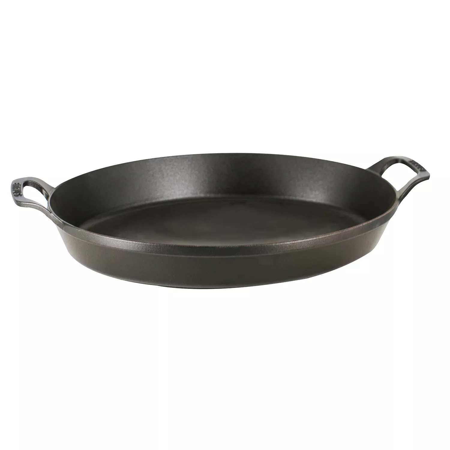 Staub Cast Iron 12-inch x 8-inch Roasting Pan - Matte Black, Made in France