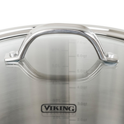 Viking Contemporary Stainless Steel Stock Pot, 8 Qt.