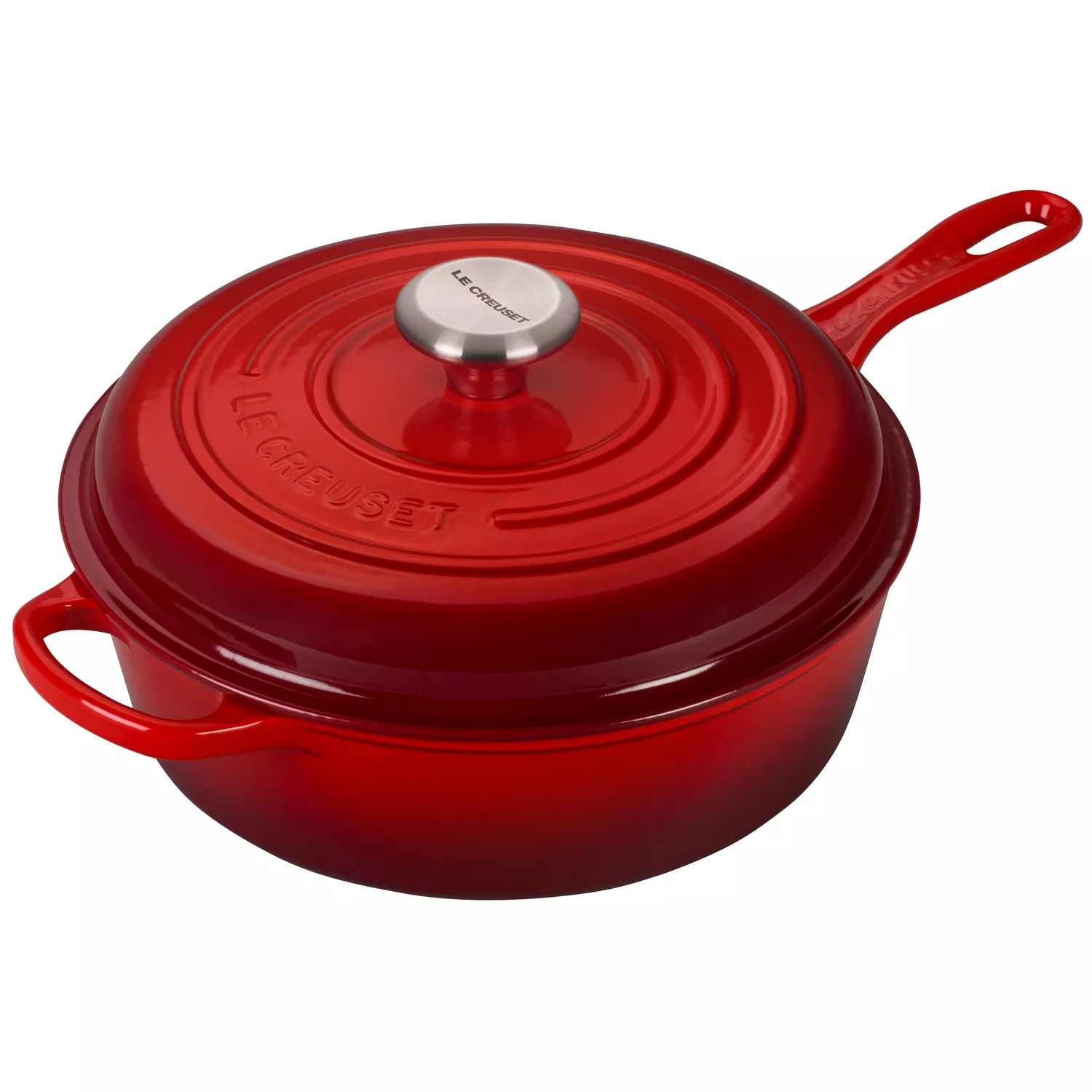 Le Creuset Chef's Oven with Copper Knob - 7.5-qt Cherry Red