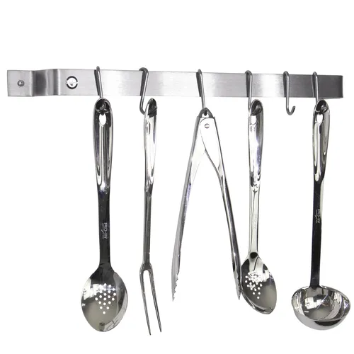 Enclume Easy Mount Stainless Steel Utensil Bar Wall Racks