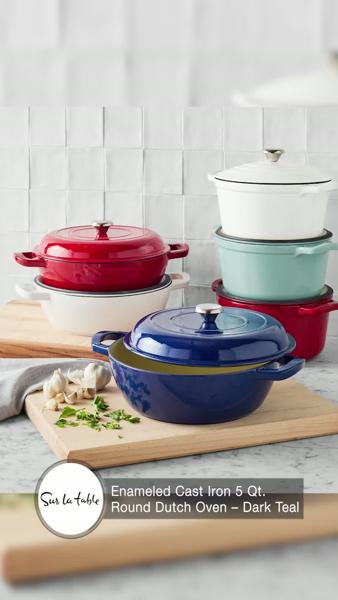 Sur La Table Enameled Cast Iron Round Dutch Oven, 5 qt.