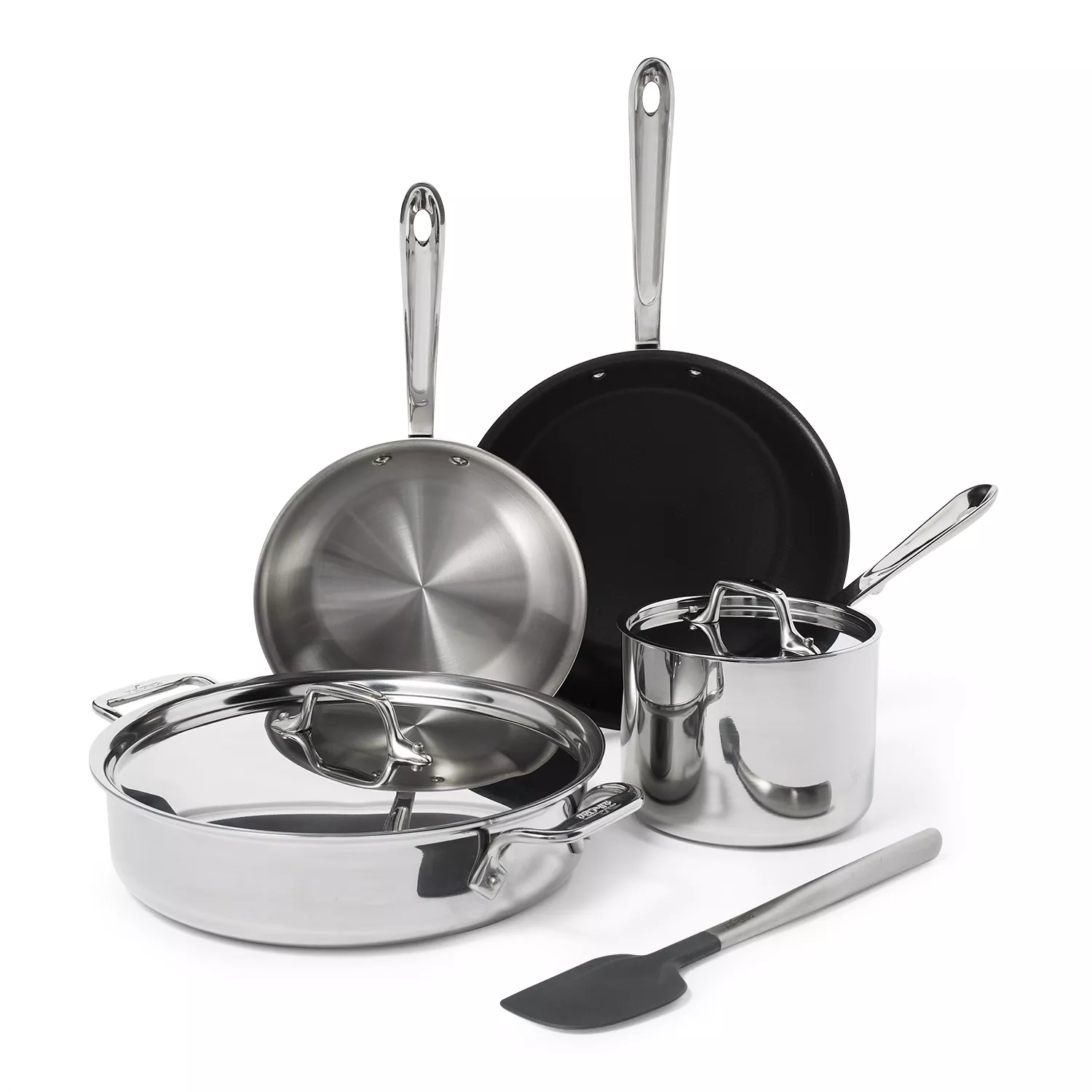 AllClad D3 Stainless Steel 7Piece Cookware Set Sur La Table