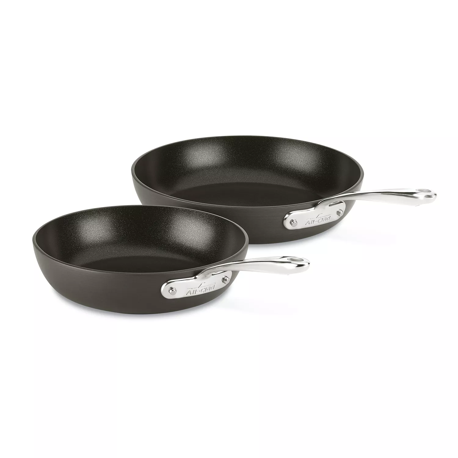 All-Clad Essentials Nonstick 2-Piece Skillet Set, 8.5" & 10.5"