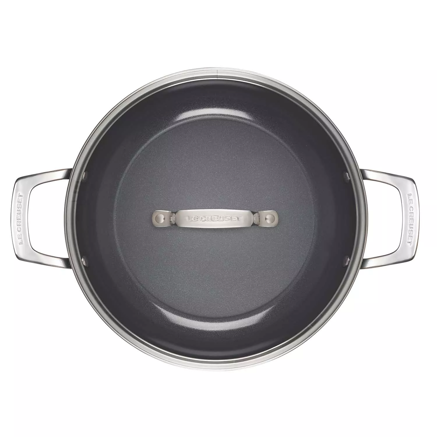 Le Creuset Essential Ceramic Nonstick Shallow Braiser with Lid