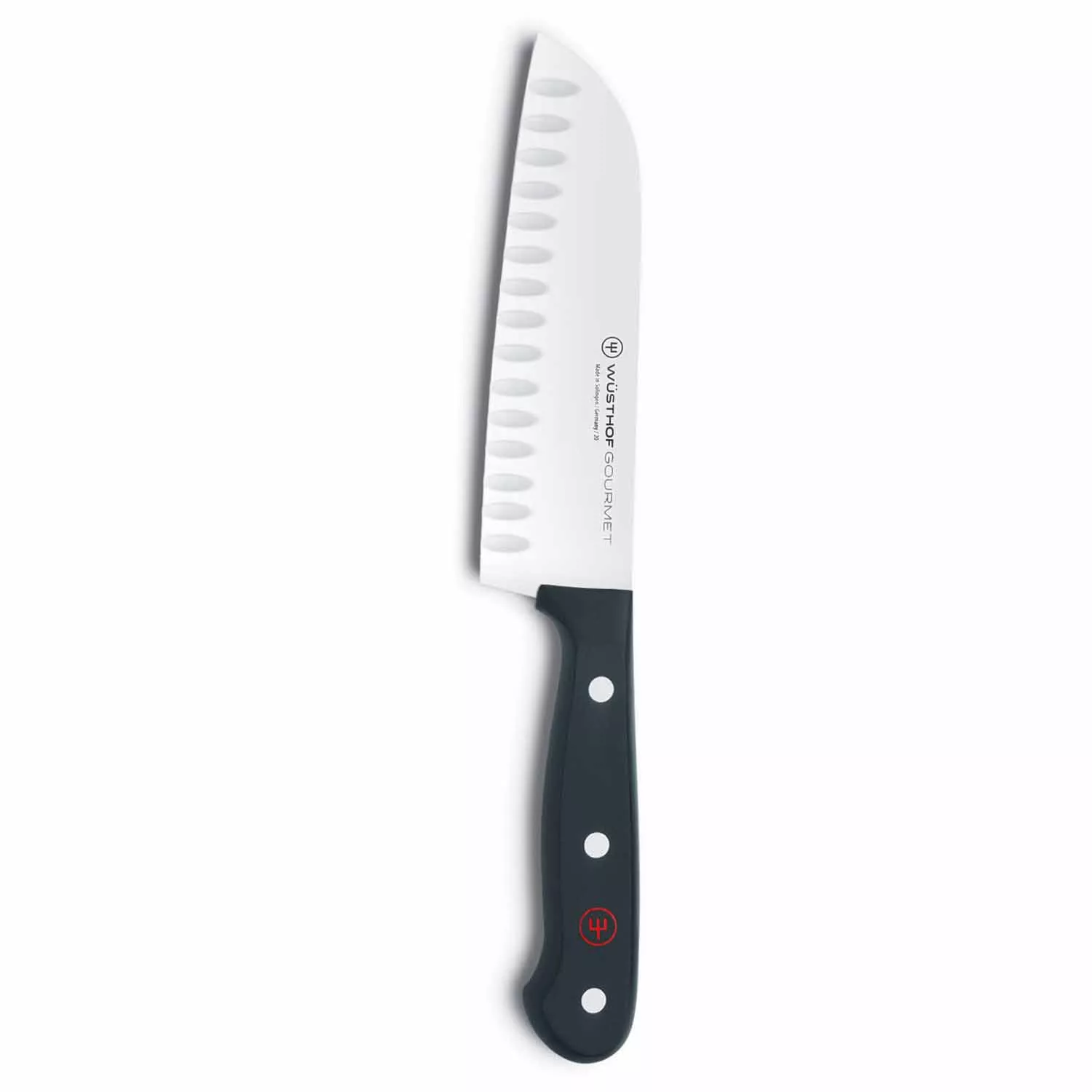 W&#252;sthof Gourmet Hollow-Edge Santoku Knife, 5&#34;