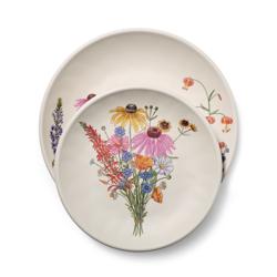 Sur La Table Wildflower Melamine Dinnerware, Set of 12 It