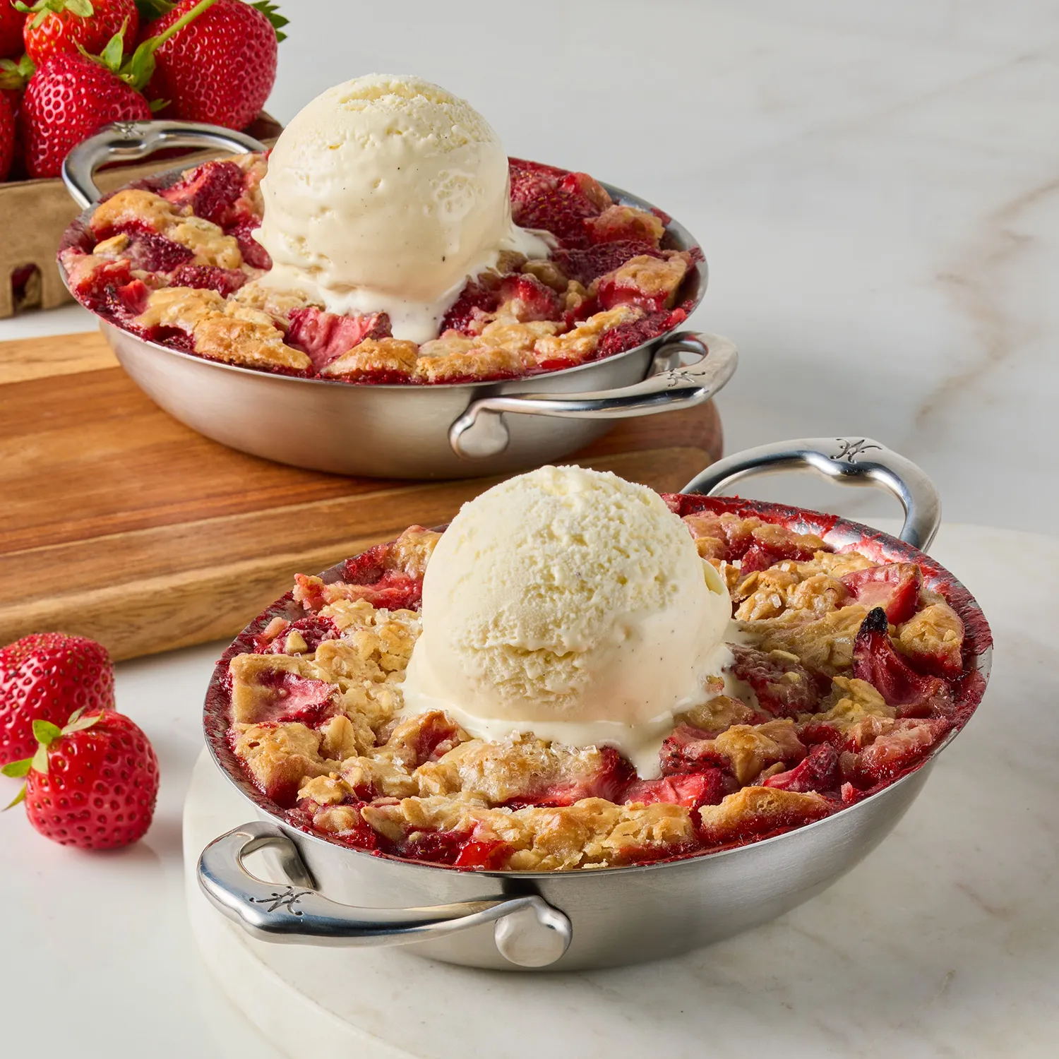 Hestan Provisions Stainless Steel Oval Au Gratin Dishes, Set of 2