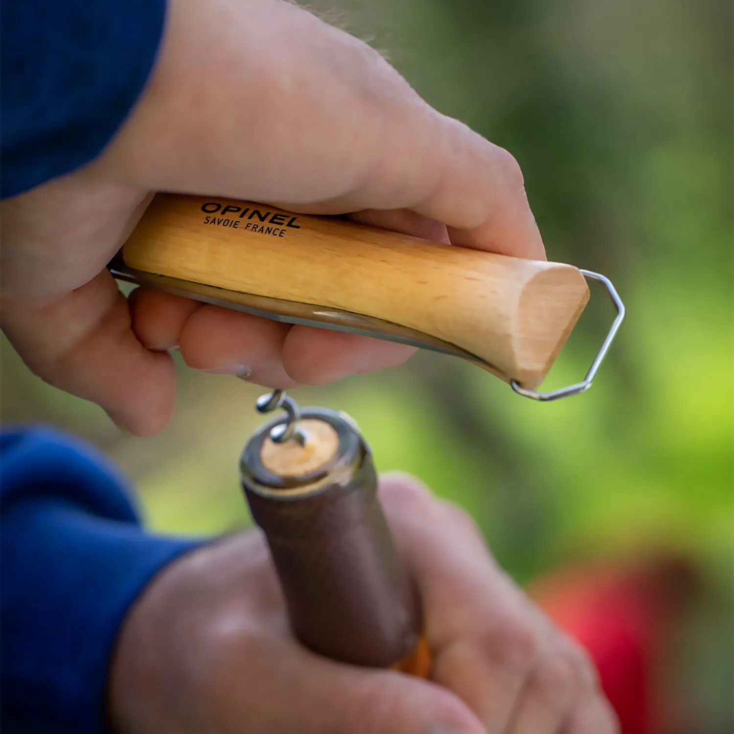 Opinel 3-in-1 Folding Knife and Corkscrew