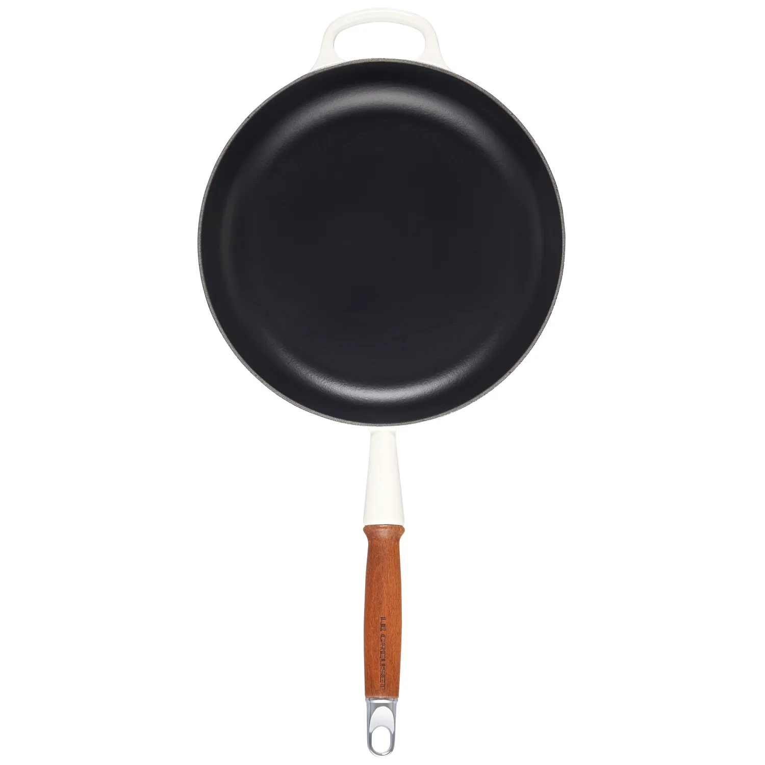 Le Creuset Enameled Cast Iron Alpine Wood Handled Skillet, 10.25"