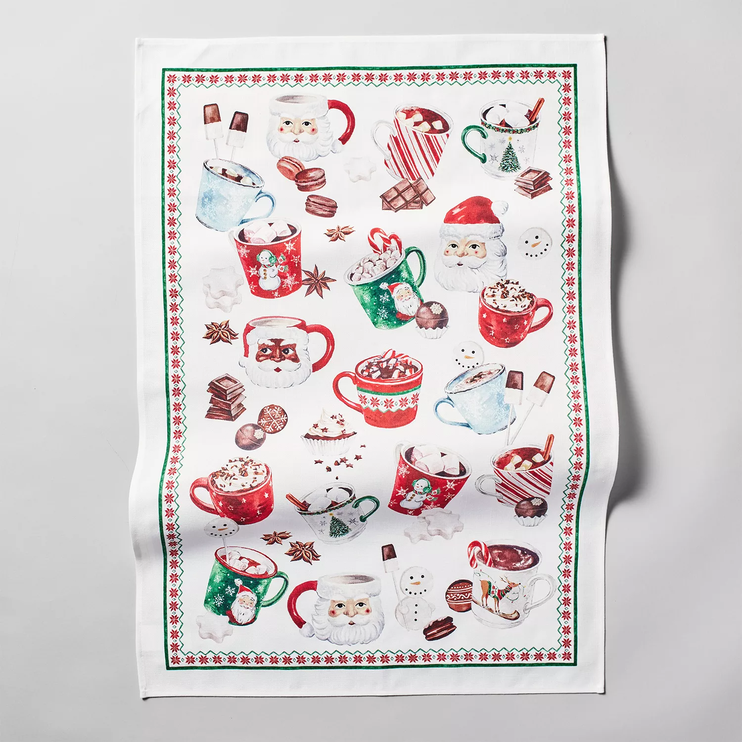 2 Pk Hot Cocoa Kitchen Towel Set