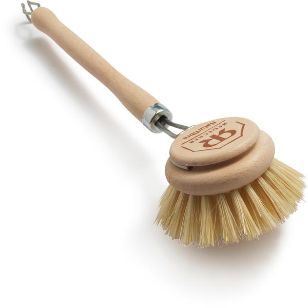 Bürstenhaus Redecker Large Dish Brush with Hard Bristles, 10"