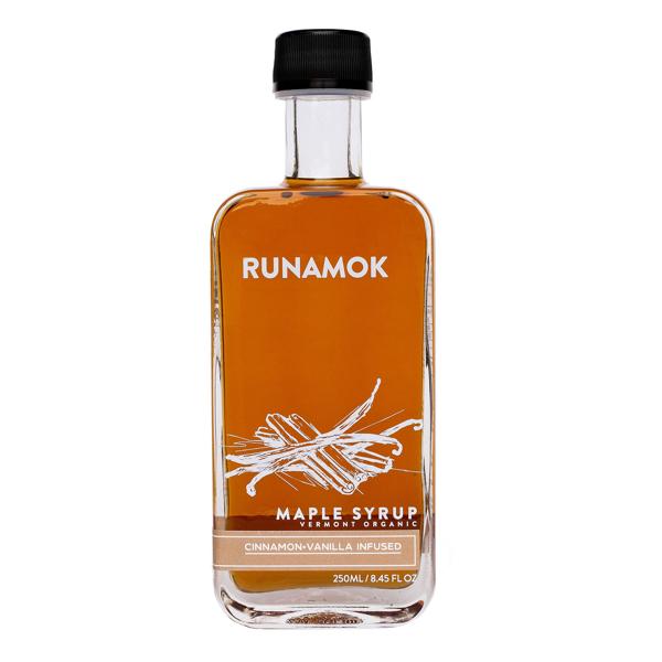 Runamok Organic Cinnamon & Vanilla Infused Maple Syrup