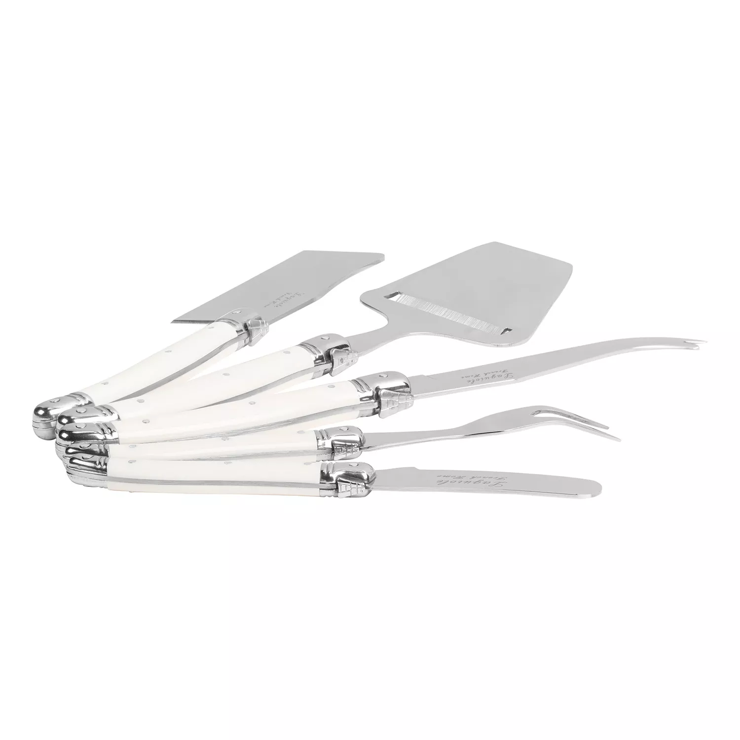  French Home Laguiole 5-Piece Cheese Knife Set